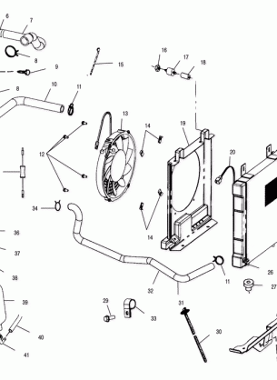 COOLING SYSTEM - A00CH50AA (4954805480A013)