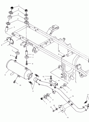 EXHAUST SYSTEM - A00CH50AA (4954805480A014)