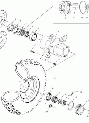 FRONT WHEEL - A00CH50AA (4954805480B009)