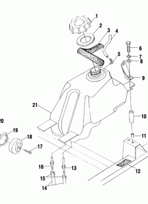 FUEL TANK - A00CH50AA (4954805480B003)