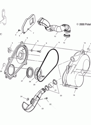 CLUTCH COVER - A00AA32AA (4949914991C002)