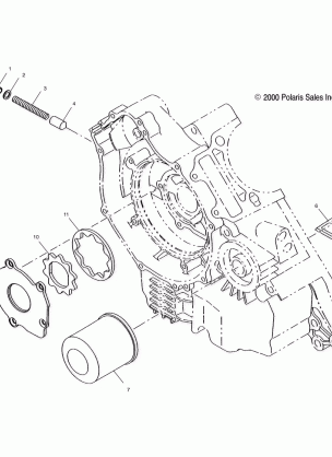 OIL PUMP and OIL FILTER - A00AA32AA (4949914991D003)