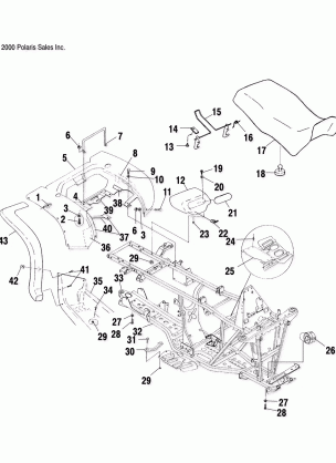 REAR CAB and SEAT - A00CH50AA (4954805480A005)