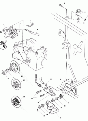 REAR BRAKE / FOOT PEDAL - A00CH50AA (4954805480C011)