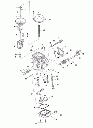 CARBURETOR - A00CH50AK (4954805480D013)