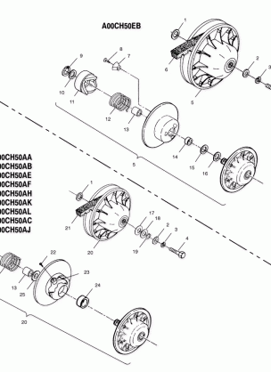 DRIVEN CLUTCH - A00CH50AA (4954805480C006)