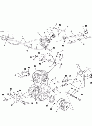 ENGINE MOUNTING - A00CH50AA (4954805480B001)