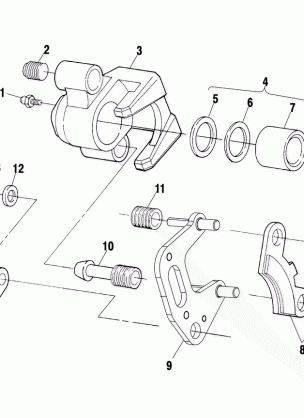 FRONT BRAKE - A00CH50AA (4954805480B010)