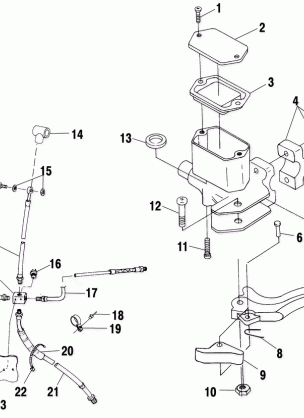 CONTROLS - MASTER CYLINDER / BRAKE LINE - A00CH50AA (4954805480B012)