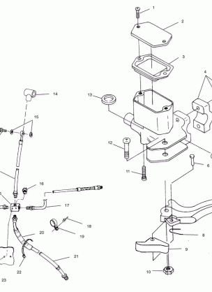 CONTROLS - MASTER CYLINDER / BRAKE LINE - A00CK32AA (4954895489B009)