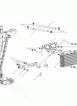 OIL COOLER - A00CK32AA (4954895489A014)