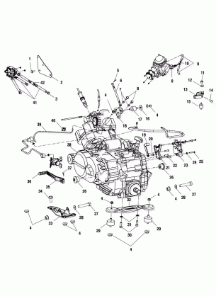 ENGINE MOUNTING - A00CK32AA (4954895489A012)