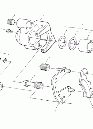 FRONT BRAKE - A00CK32AA (4954895489B007)