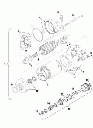 STARTING MOTOR - A00CK32AA (4954895489D005)