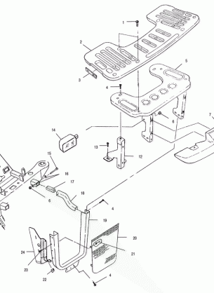 FRONT RACK and BUMPER MOUNTING - A00CK32AA (4954895489A009)