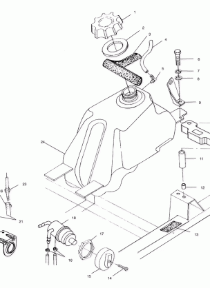 FUEL TANK - A00CK32AA (4954895489B001)