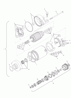 STARTING MOTOR - A00CK42AA (4949304930D006)