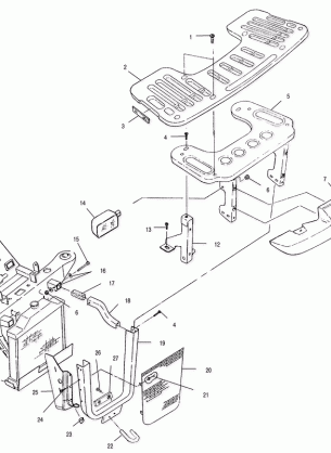 FRONT RACK and BUMPER MOUNTING - A00CK42AA (4949304930A009)