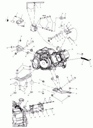 ENGINE MOUNTING - A00CK42AA (4949304930A013)