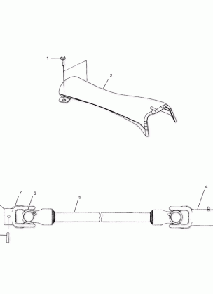 PROP SHAFT - A00CL50AA (4954815481B001)