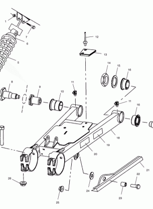 SWING ARM / SHOCK MOUNTING - A00CL50AA (4954815481C001)