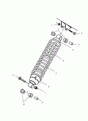 SHOCK MOUNTING - A00BA25CA (4954825482B011)