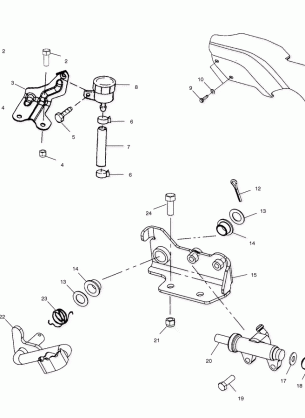 REAR BRAKE MASTER CYLINDER - A00BA38CA (4954835483B013)