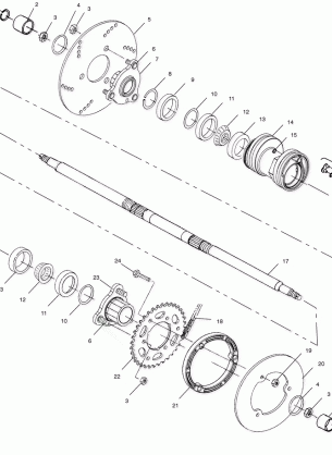 REAR HOUSING - A00BA38CA (4954835483B014)