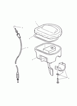 CONTROLS - THROTTLE ASM. / CABLE - A00BG50AA (4954855485B012)