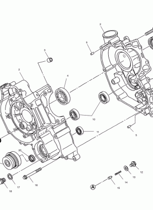 CRANKCASE - A00BG50AA (4954855485D004)