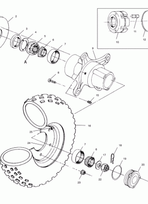 FRONT WHEEL - A00BG50AA (4954855485B007)