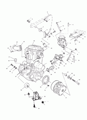 ENGINE MOUNTING - A00BG50AA (4954855485A011)