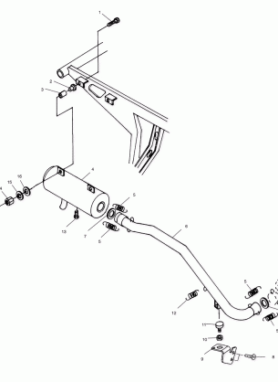 EXHAUST SYSTEM - A00BG50AA (4954855485A010)