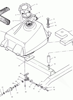 FUEL TANK - A00BG50AA (4954855485A014)