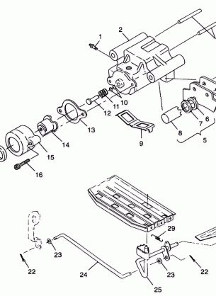 REAR BRAKE - A99AA25CA (4949594959b014)