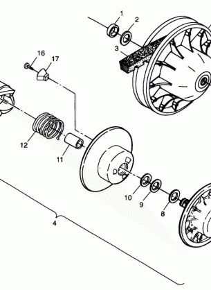 DRIVEN CLUTCH - A99CC28CA (4949484948c004)