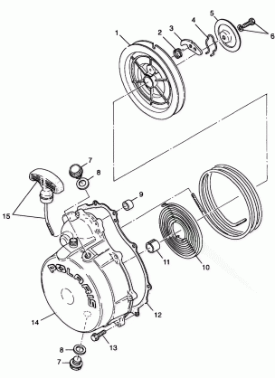 RECOIL STARTER - A99CD50AA (4949254925D010)