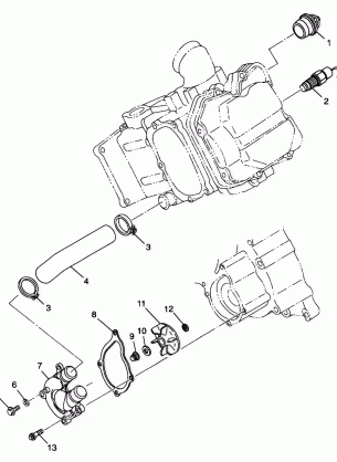 WATER PUMP - A99CD50AA (4949254925D011)