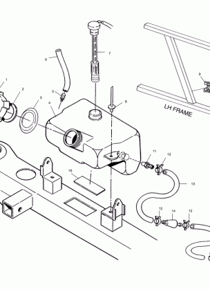 OIL TANK - A99CG38CA (4949634963B001)