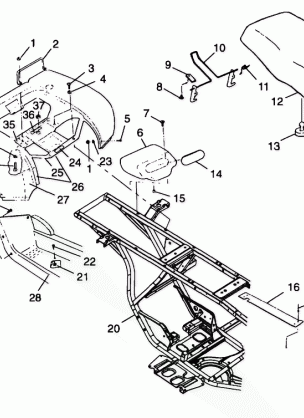 REAR CAB and SEAT - A99CG38CA (4949634963A006)