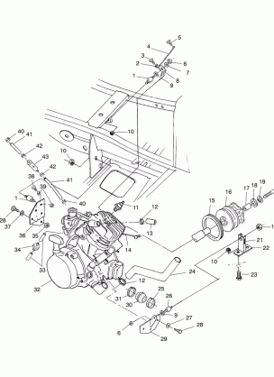 ENGINE MOUNTING - A99CG38CA (4949634963A011)