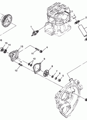 WATER PUMP - A99CG38CA (4949634963D004)