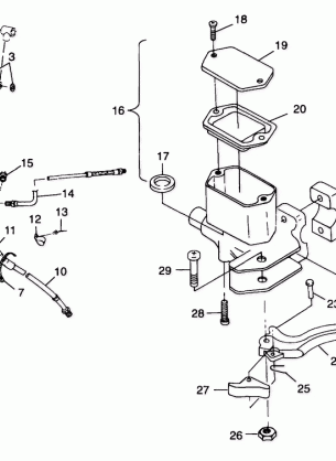 CONTROLS - MASTER CYLINDER / BRAKE LINE - A99CG38CA (4949634963B009)