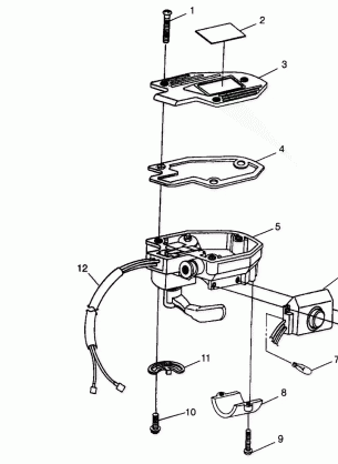 CONTROLS - THROTTLE ASM. / CABLE - A99CH33CB (4945964596b010)