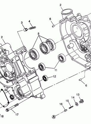 CRANKCASE - A99CH33CB (4945964596d005)