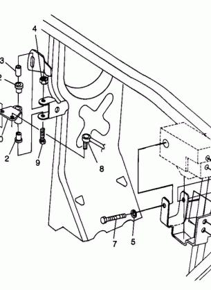 FRAME MOUNTING - A99CH33CB (4945964596c002)