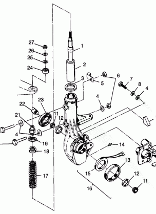 FRONT STRUT - A99CH33CB (4945964596b007)