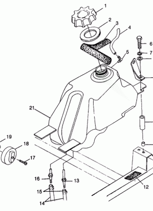 FUEL TANK - A99CH33CB (4945964596b002)