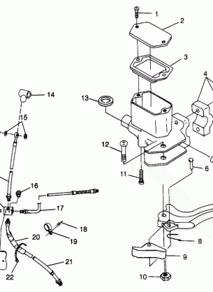 CONTROLS - MASTER CYLINDER / BRAKE LINE - A99CH33CB (4945964596b011)