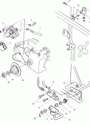 REAR BRAKE / FOOT PEDAL - A99CH33IA (4949884988c010)